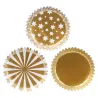 Stampi per cupcake miscela natalizia oro e argento