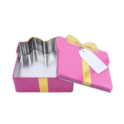 Scatola regalo rosa, 95 x 110 x 35 mm