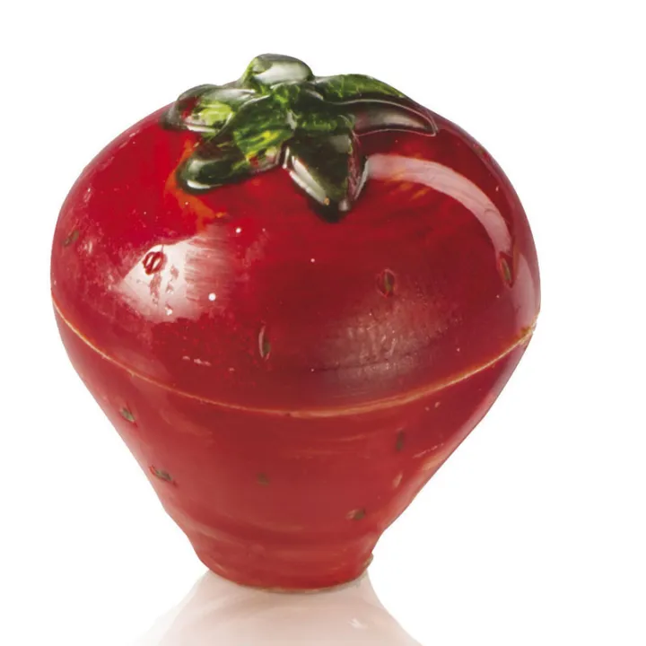 3D Pralinenform Erdbeeren, 28 Pralinen