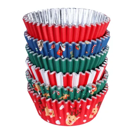 Cupcake molds Christmas mix, 100 pieces