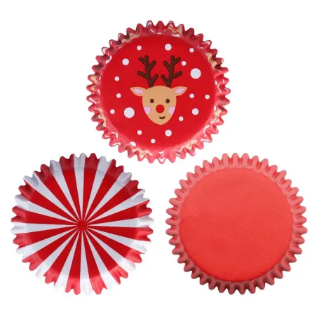 Cupcake molds Christmas mix, 100 pieces
