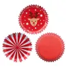 Cupcake molds Christmas mix, 100 pieces