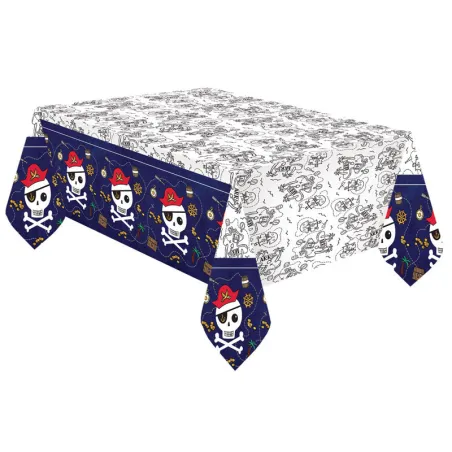 Tovaglia di carta pirata, 120 x 180 cm