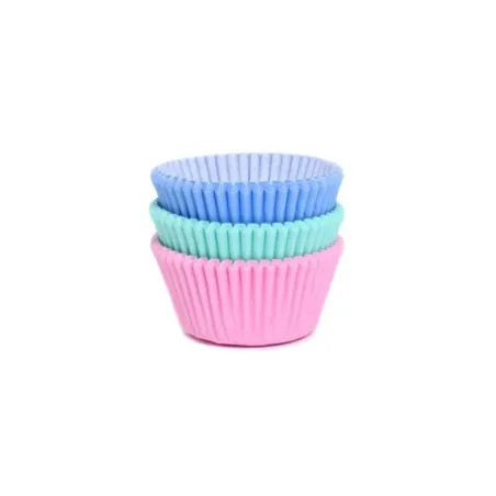 Pastel cupcake cases , 75 pieces