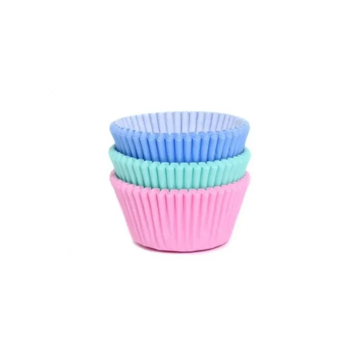 Stampi per cupcake pastello, 75 pezzi