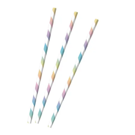 Cannucce arcobaleno pastello