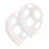 Palloncini in lattice bianco perla, 10 pezzi