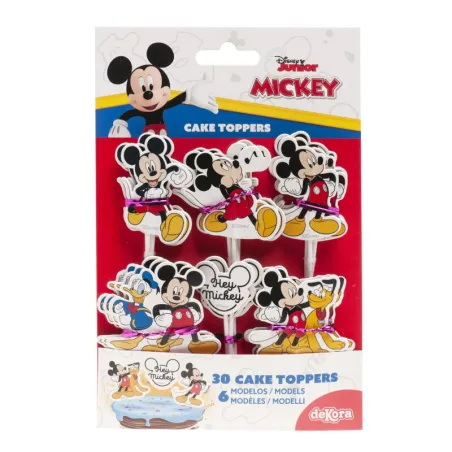 Cake toppers di Topolino, 30 pezzi