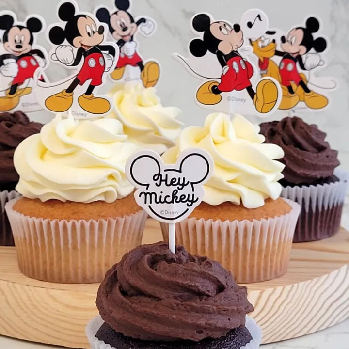 Cake toppers di Topolino, 30 pezzi