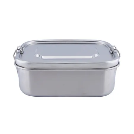 Boîte à lunch en acier inoxydable, 165 x 128 x 57 mm