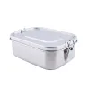 Scatola per il pranzo in acciaio inox, 165 x 128 x 57 mm