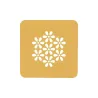 Fiori in silicone per stencil, 2 pezzi