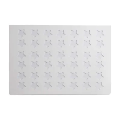 Silicone stencil star 42 pieces, Ø 3.4 cm