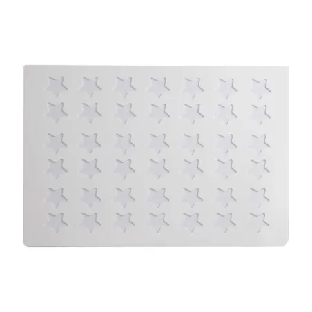 Pochoir en silicone étoile 42 pièces, Ø 3.4 cm