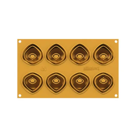 Silicone tortellini mold, 8 pieces