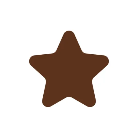 Silicone stencil star, Ø 2.6 cm