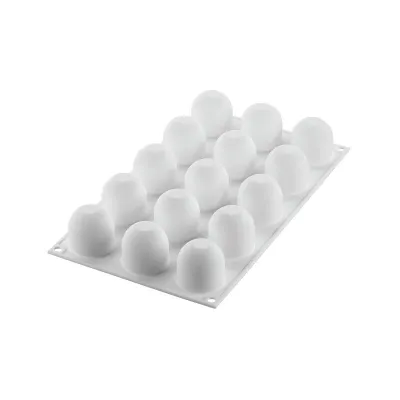 Silikonform Kuppel Ø 4 cm, 15 Stück