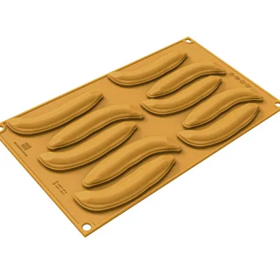 Silikonform Erbsen, 10 Stück