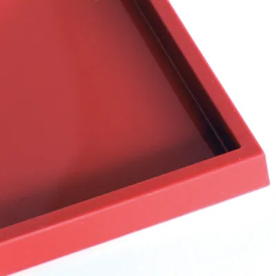 Silikon Rouladenmatte mit Rand quadratisch 32.5 x 32.5 x 1 cm