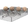 Set di timbri in silicone per praline, incluso stampo per praline, 5 pezzi
