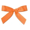 Schleife mit Clip, orange