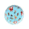 Santa and Rudolph cupcake cases, 60 pieces