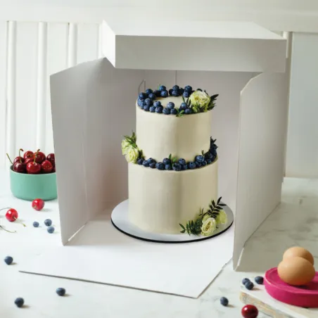 Cake box white, 30.5 x 30.5 x 30 cm