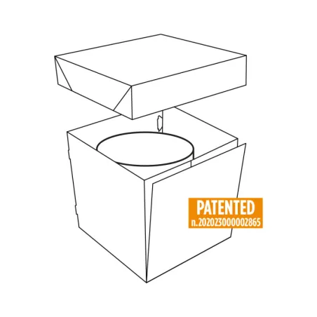 Cake box white, 30.5 x 30.5 x 30 cm