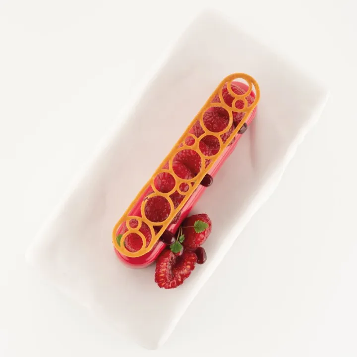 Stampo in silicone Hüppen eclair cerchi e triangoli