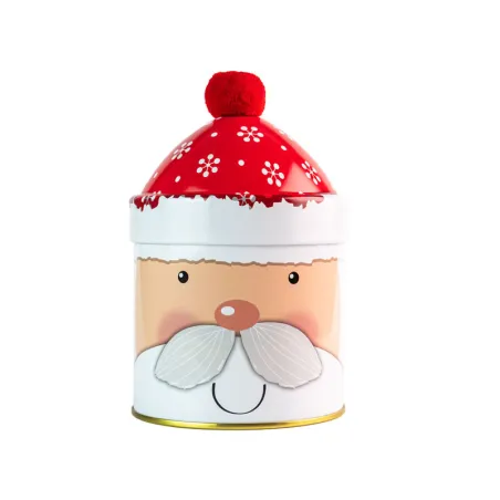 Scatola per biscotti Santa con tappo Ø 90 x 125 mm