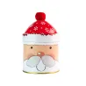 Santa biscuit tin with cap Ø 90 x 125 mm
