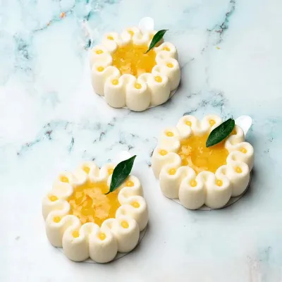 Silikonform Patisserie elegant, 12 Stück