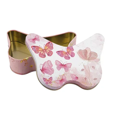 Farfalla in latta per biscotti, 175 x 130 x 40 mm