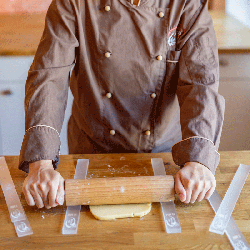 Professional rolling pin set, 3 sizes