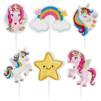 Cake Topper Tesia Unicorn, 30 Stück