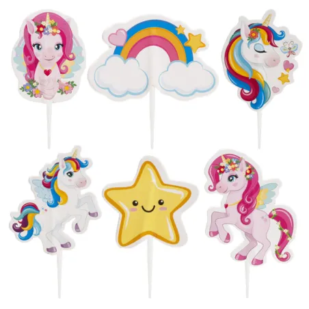 Cake Topper Tesia Licorne, 30 pièces