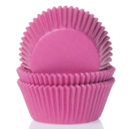 Mini cupcake cases pink, 60 pieces