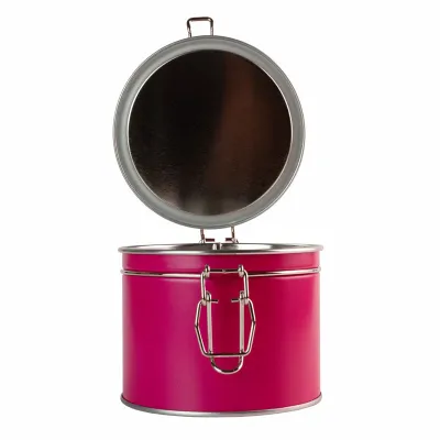 Guetzli tin red "The world is beautiful because you're in it!"