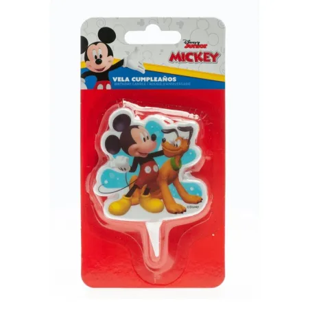 Kerze Mickey und Pluto, 6 x 8.5 cm