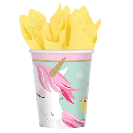 Bicchiere Magic Unicorn 250 ml, 8 pezzi