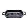 Cast iron pot set for bread, square, 28 x 20 cm