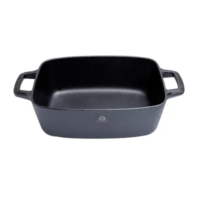 Gusseisentopf-Set für Brot eckig, 28 x 20 cm