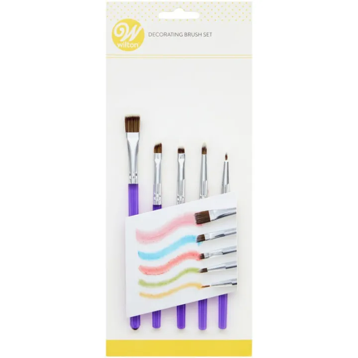 Dekorpinsel-Set, 5-teilig, Wilton
