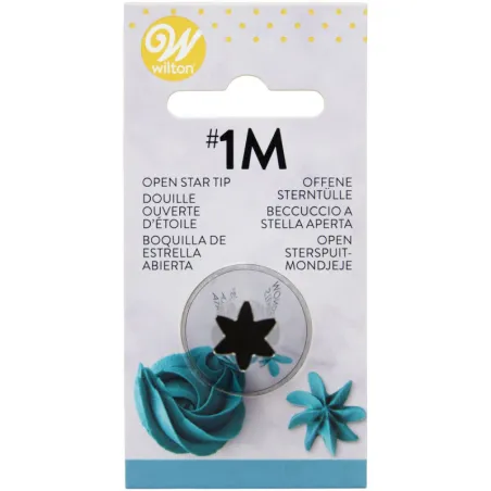 Bocchetta a stella aperta 1M, Wilton, acciaio inox