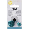 Open Star tip 1M, Wilton, Stainless Steel