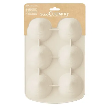 Silicone mold Christmas tree 3D, 6 pieces
