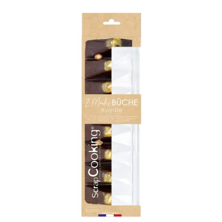 ScrapCooking Bûche de Noël Stampo Form Royale – decorare da re