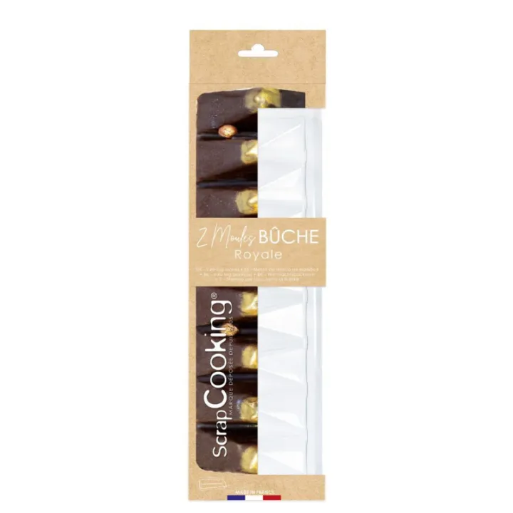 ScrapCooking Weihnachtsbûche Form Royale – königlich dekorieren
