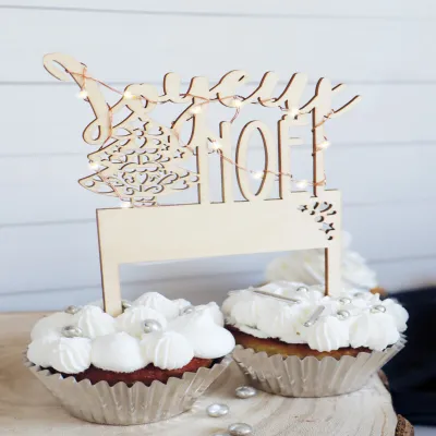 ScrapCooking LED Cake Topper – funkelnder Weihnachtsglanz
