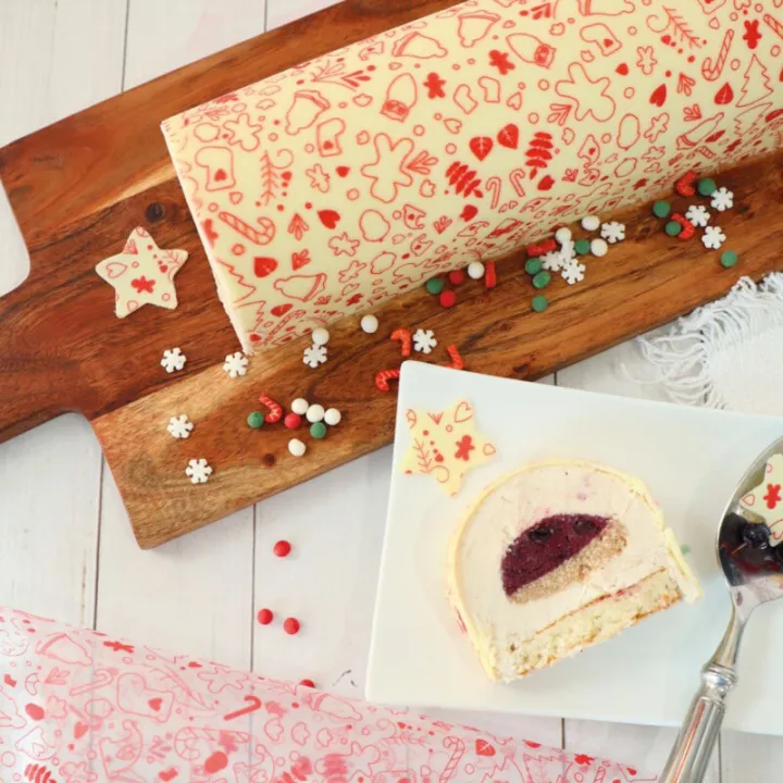 Tatouage en chocolat Douce Noël, 2 pièces